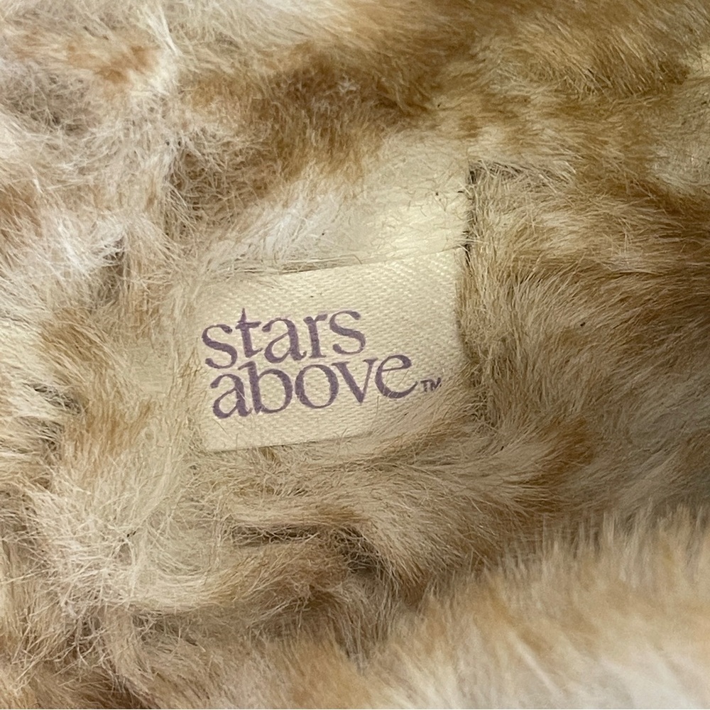 Cozy Tan Faux Fur Women's Slippers size 7 - Picture 6 of 6